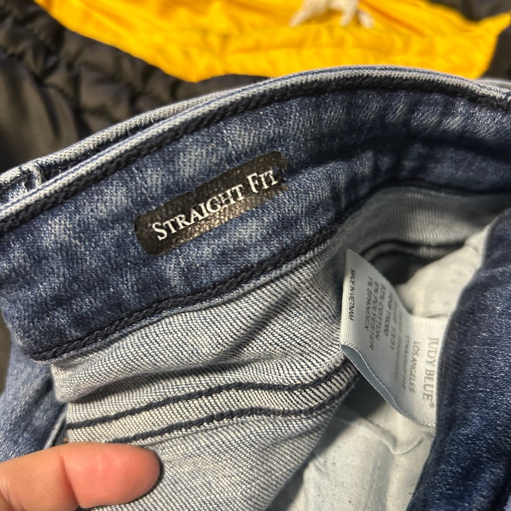 Distressed Blue Jeans - Picture 3 of 3